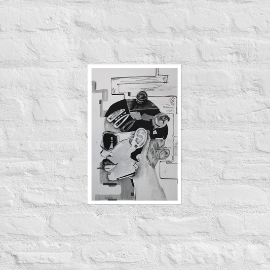 "Concrete Clouds" Part 2 Art Print