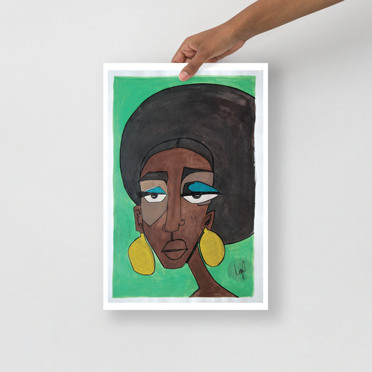 Green Groove Poster Print